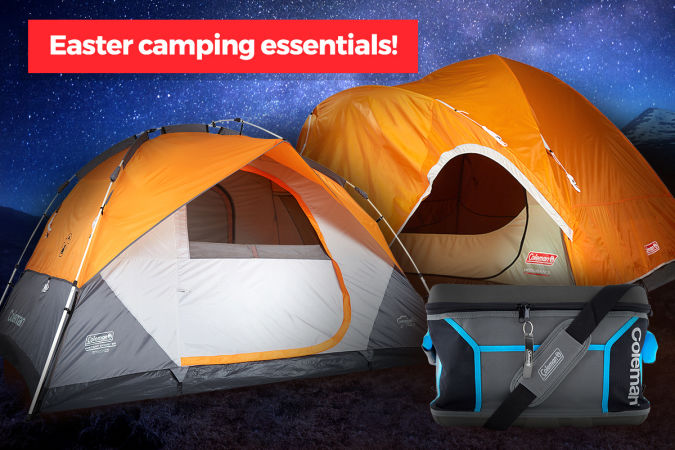 Coleman Tents & Coolers – Easter Camping Essentials!