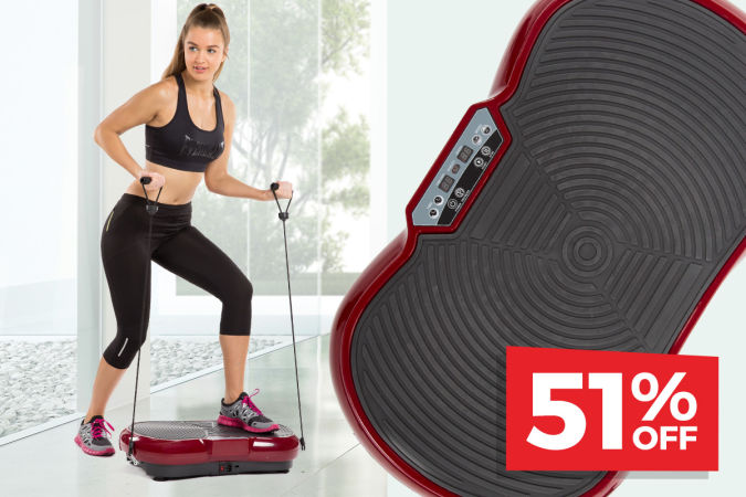 51% Off Vibration Machine Multiple Exercise Platform – Restocked!