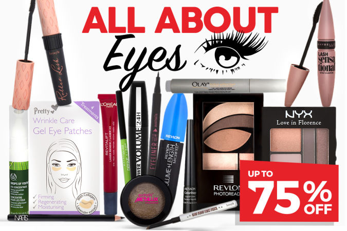 Up To 75% Off Cosmetics & Skincare