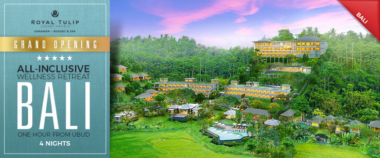 Bali’s Newest Five-Star Wellness Retreat Only $999 for two adults, valued up to $2,949