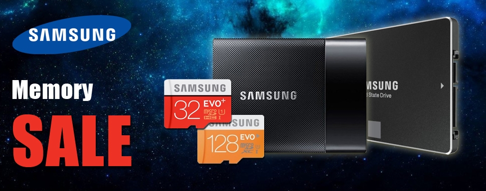 SAMSUNG Memory SALE – Up to 70% Off RRP