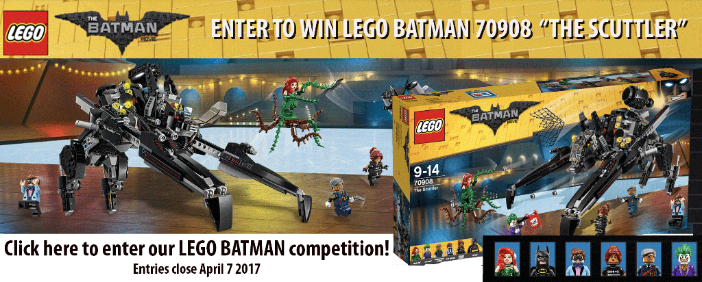 WIN LEGO BATMAN 70908  “THE SCUTTLER” FREE shipping – hurry, coupon expires tomorrow!