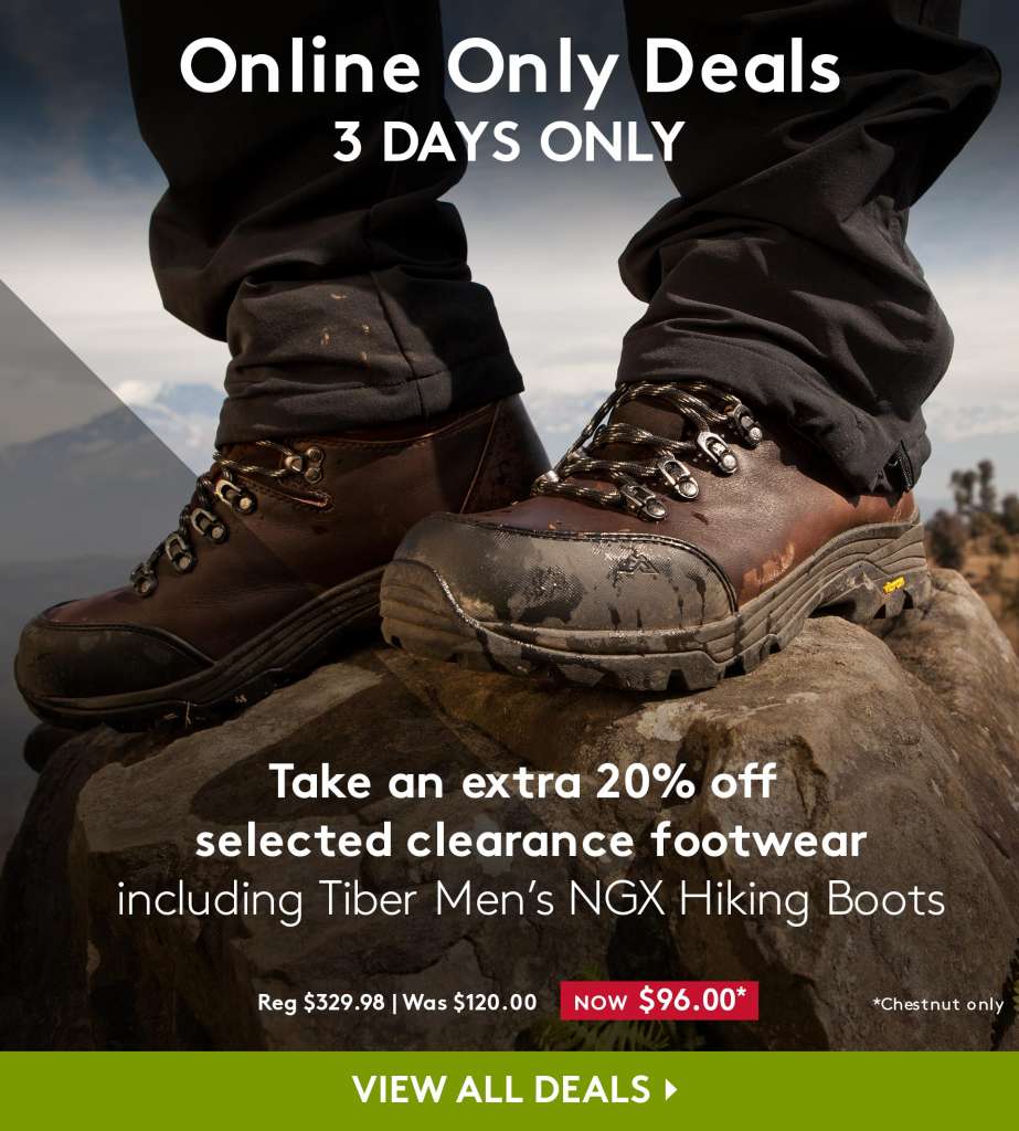 Tiber Men’s NGX Hiking Boots  Reg $329.98 | Was $120.00 | Now $96.00*-20% off