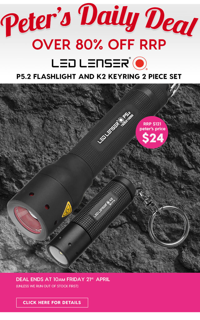 Over 80%off Led Lenser 2Piece Torch Set $24