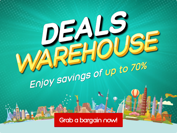 Discover our Deals Warehouse + Enjoy savings of up to 70%!