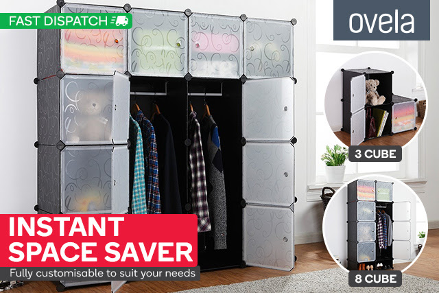 Ovela 16 Cube Modular Storage Organiser $79