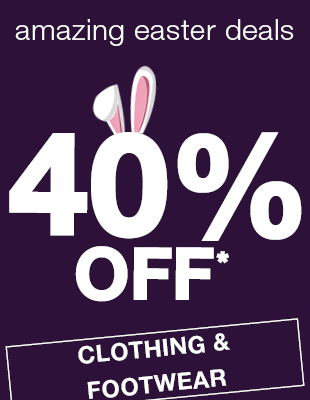 Hop to shop! 40% off to style you from head to toe