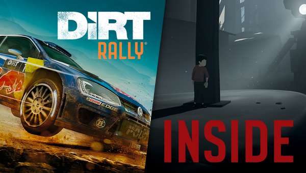 DiRT Rally and INSIDE are in the Humble Monthly for only $12!