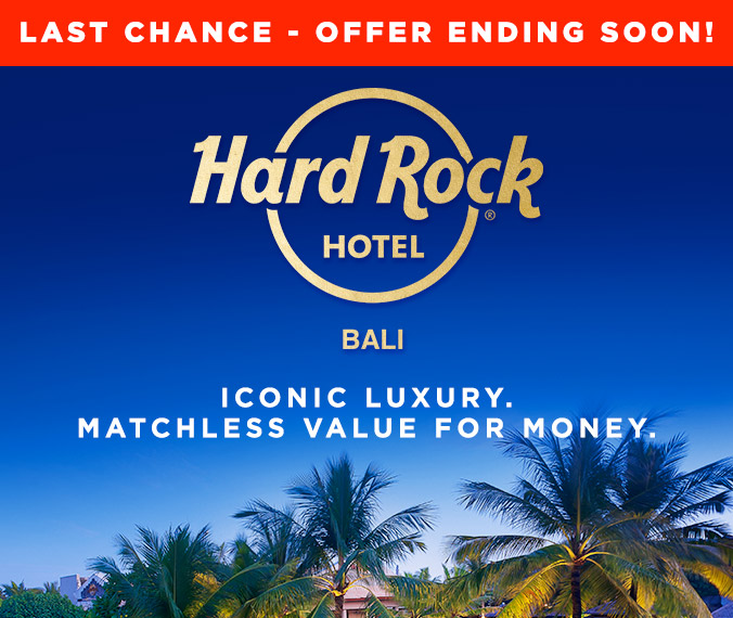 Last Chance! Hard Rock Hotel Bali MUST END SOON!