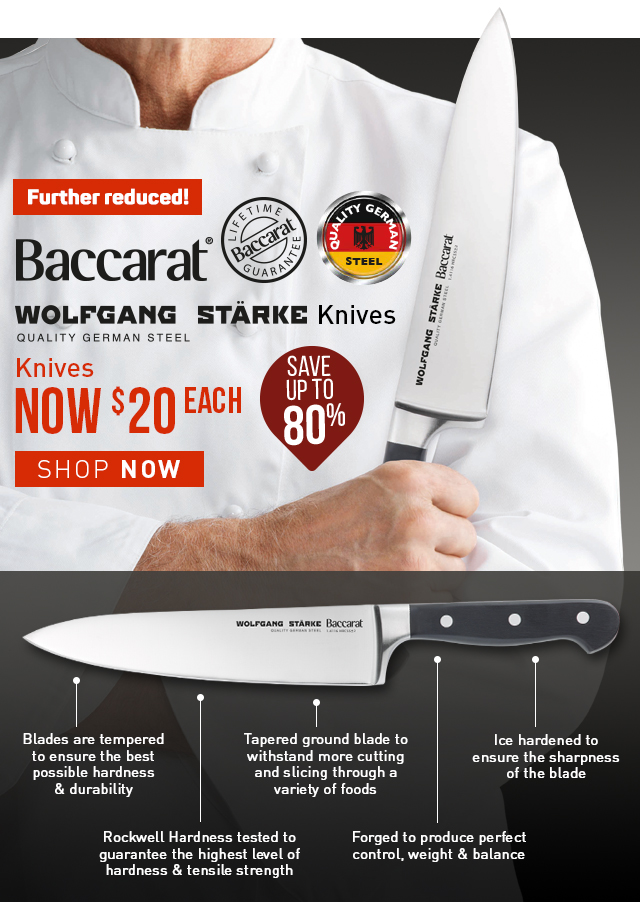 Baccarat Wolfgang Starke 12.5cm Utility Knife $20.00