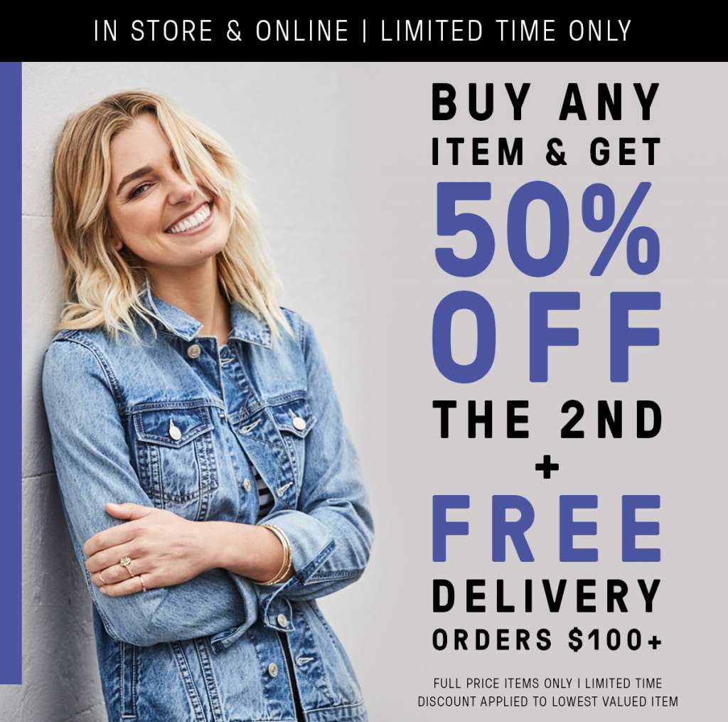 Hump day just got better! 50% off the second starts now!