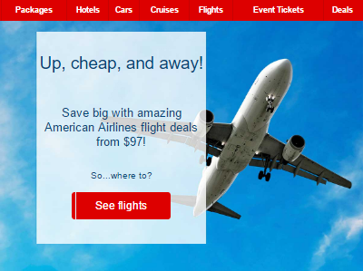 American Airlines flight deals: from $97