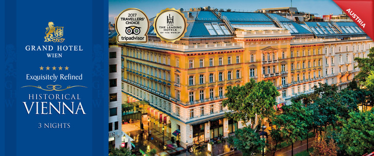 Five-Star Luxury in Historical Vienna only $999 for two adults