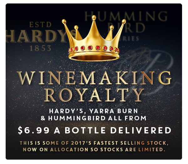 Hardy’s Est. In 1853, Wine Royalty Under $7 Delivered | Yarra Burn Prosecco $7 Delivered.