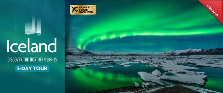 Five-Day Iceland Northern Lights Tour Only $699 per person (twin share), valued up to $999.