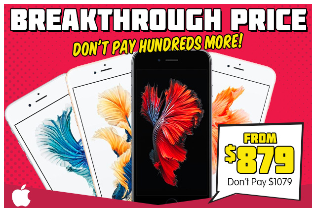 BIG iPhone Deals: 6s Plus from $879