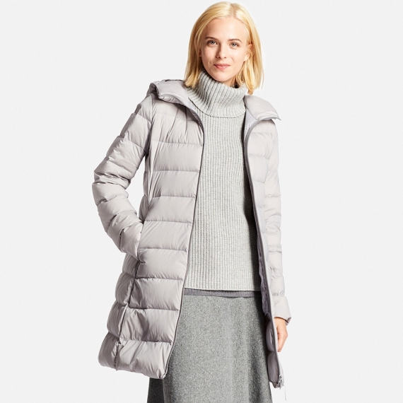 WOMEN Ultra Light Down Stretch Hooded Coat AU$129.90