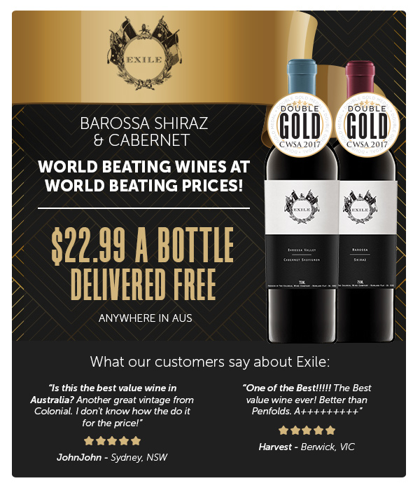 Colonial Lowest Price On Double Gold Medal Shz & Cab | Outpoints $200 Wolf Blass | Delivered Fɾee.