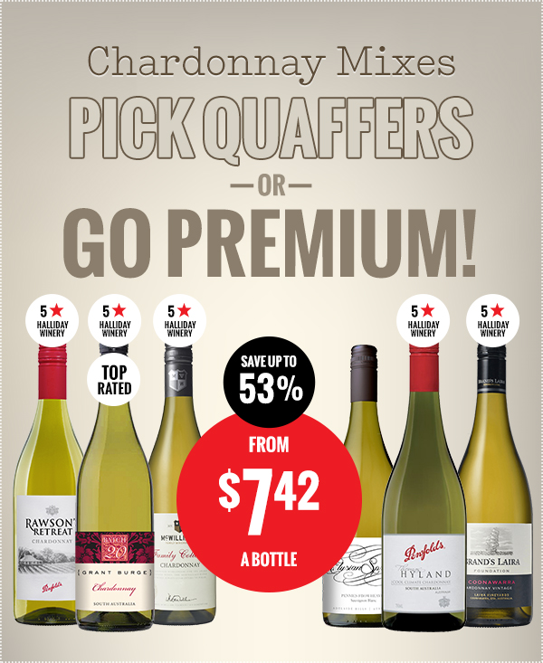 Chardonnay Lovers Mix (12 Bottles)  $7.42 A BOTTLE