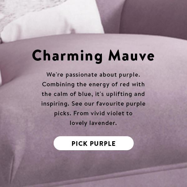 Love lavender. Purple pieces for the home