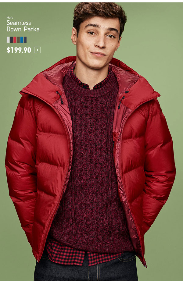 MEN Seamless Down Parka AU$199.90