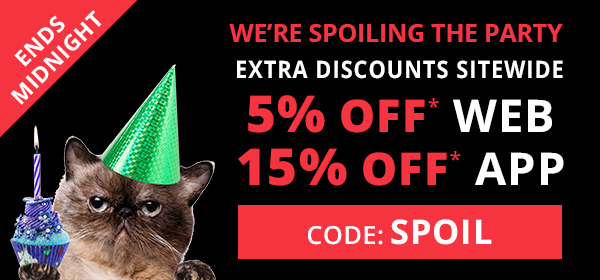 URGENT SPOILER ALERT: Get up to an EXTRA 15% OFF SITEWIDE – Ends Midnight!