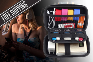 Electronic Accessories Travel Organiser Keep Your Electronics Charged and Tidy … From  $10