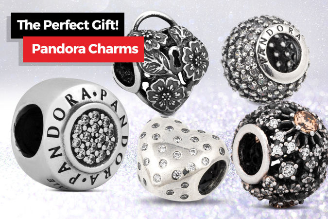 Pandora Accent Bead Ribbed Clip Charm – Silver  $29.99