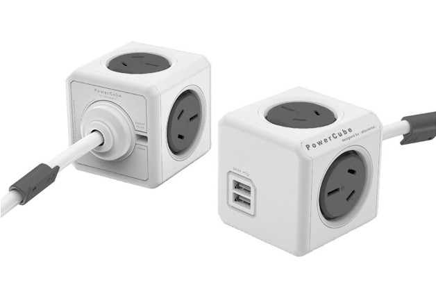 Allocacoc PowerCube 3m with 4 Power Outlets & 2 USB $30