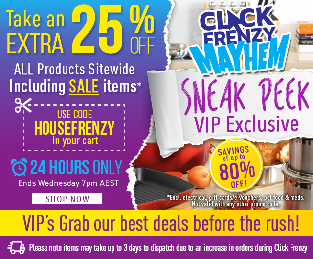 Frenzy Sneak Peek! An EXTRA 25% off EVERYTHING Sitewide!