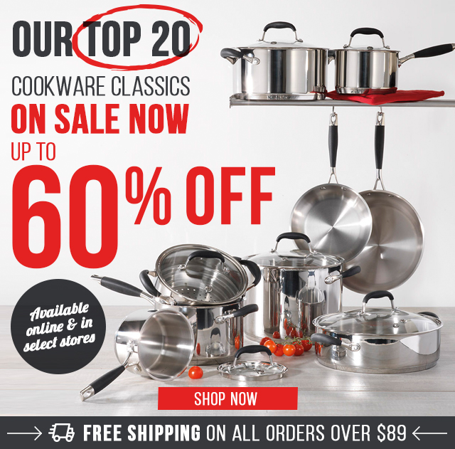 Our Top 20 Cookware Classics on SALE NOW!