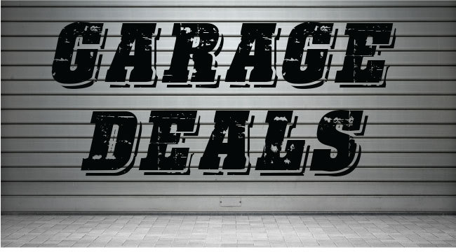 UP TO 60% OFF THESE GARAGE DEALS