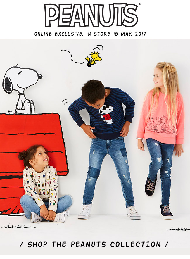 Good grief! Our Peanuts collection is here