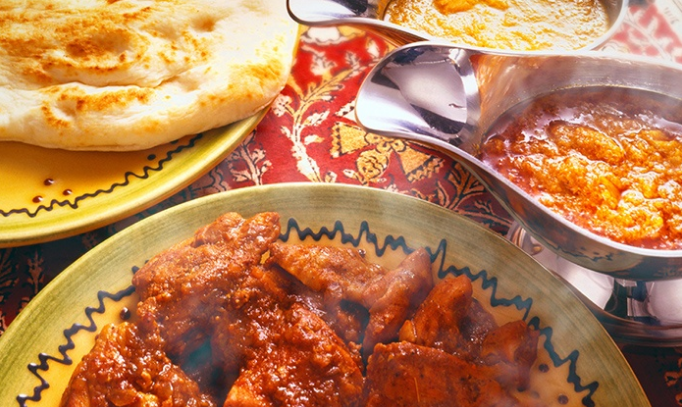 $39 for a four-course Indian dinner with wine for two people (up to the value of $80)