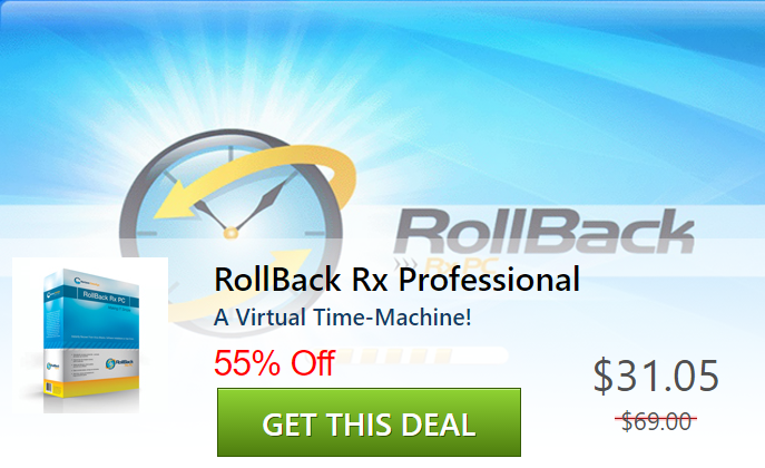 RollBack Rx Professional A Virtual Time-Machine! 55% Off