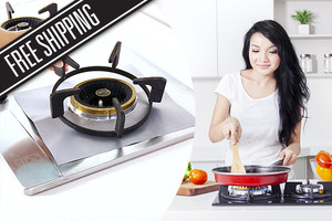 Set of Four Gas Hob Stove Top Liners … Only $12 with Delivery Included