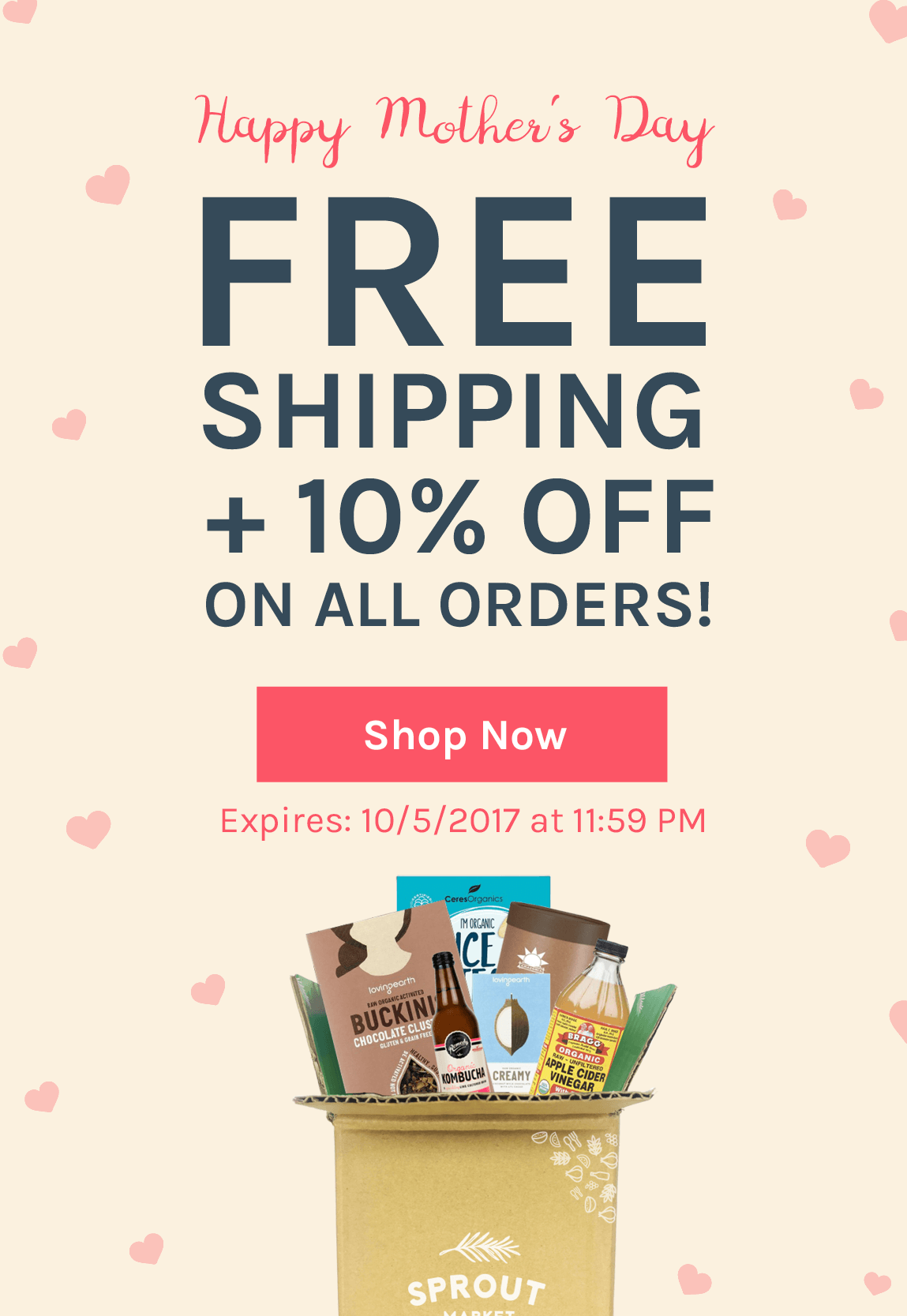 Mother’s Day Special! Free Shipping + 10% off 