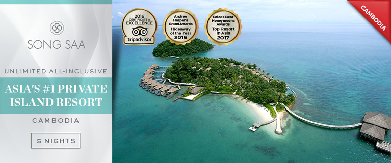 Asia’s Most Luxurious All-Inclusive Private Island Resort $5,998