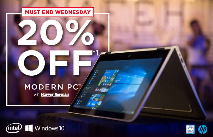 Bring your ideas to life with 20% off* the Modern PC range