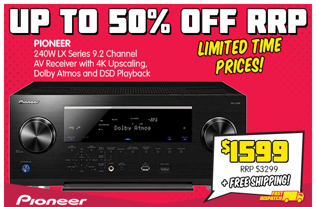 Up to 50% off RRP on Pioneer LX Series Amps $1,599