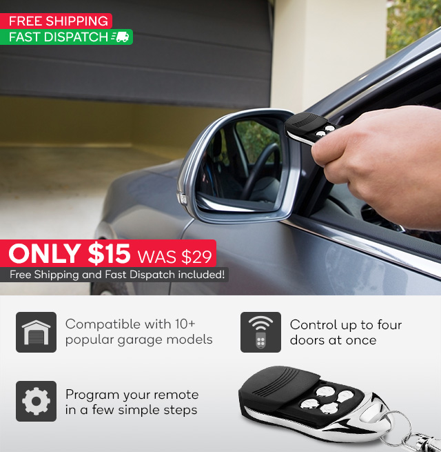 Compatible Garage Door Remote $15 – 48% OFF