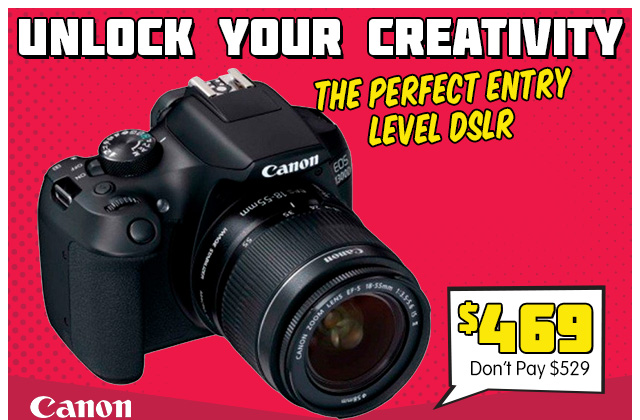 Canon DSLRs from $469 (Don’t Pay $529)