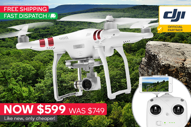 DJI Phantom 3 Now $599 (Was $749) | NEW DJI Accessories