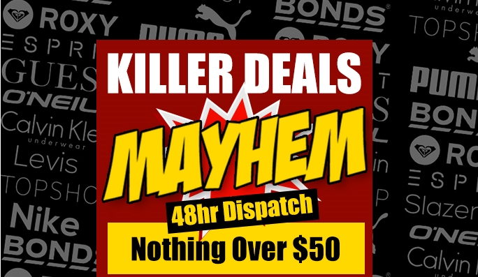 KILLER DEALS UP TO 90% OFF RRP