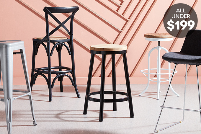 Your last chance to grab these bargains … Bar Stools Under $199