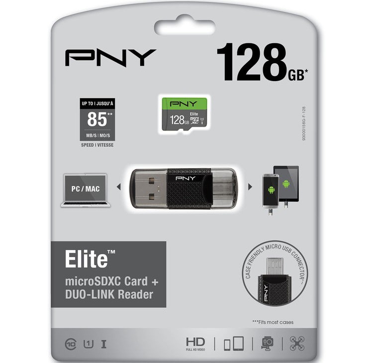 PNY 128GB SDXC Elite 90MB/Sec $79!