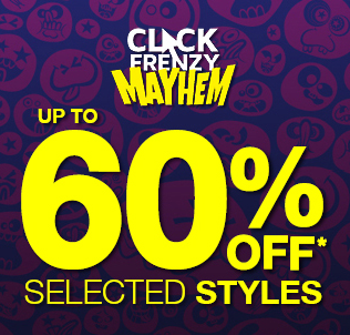 IT’S MAYHEM! Up to 60% off