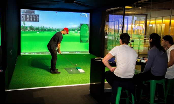 $29 for 90 minutes of virtual golf for up to two people with a beer each (total value up to $103)