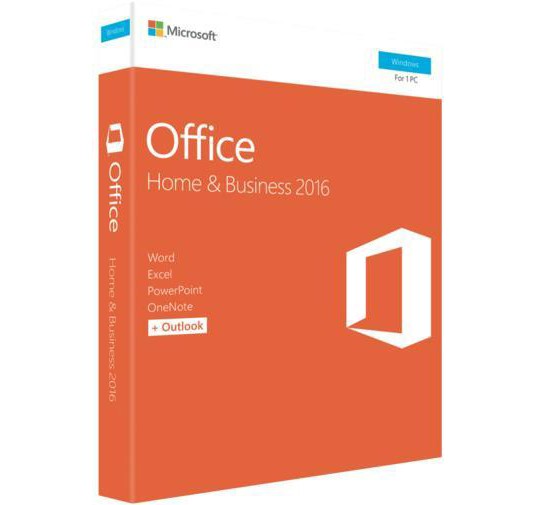 Microsoft Office Home & Business 2016 Win English APAC DM Medialess $219.00