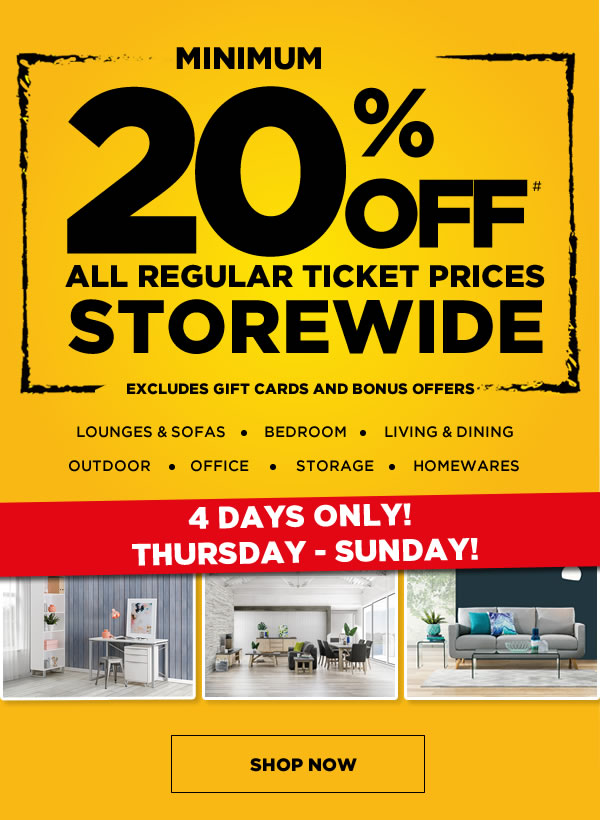 The 2⃣0⃣% off sale you can’t afford to miss